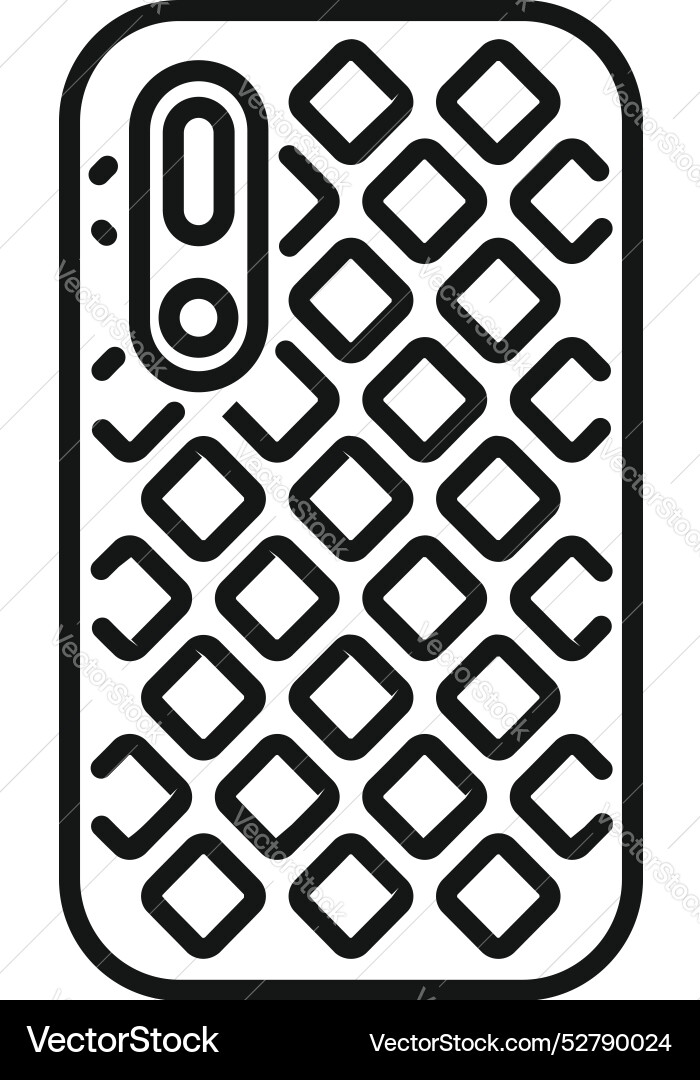 Smartphone Gehäuse geometrische Muster-Angebot Vektorbild