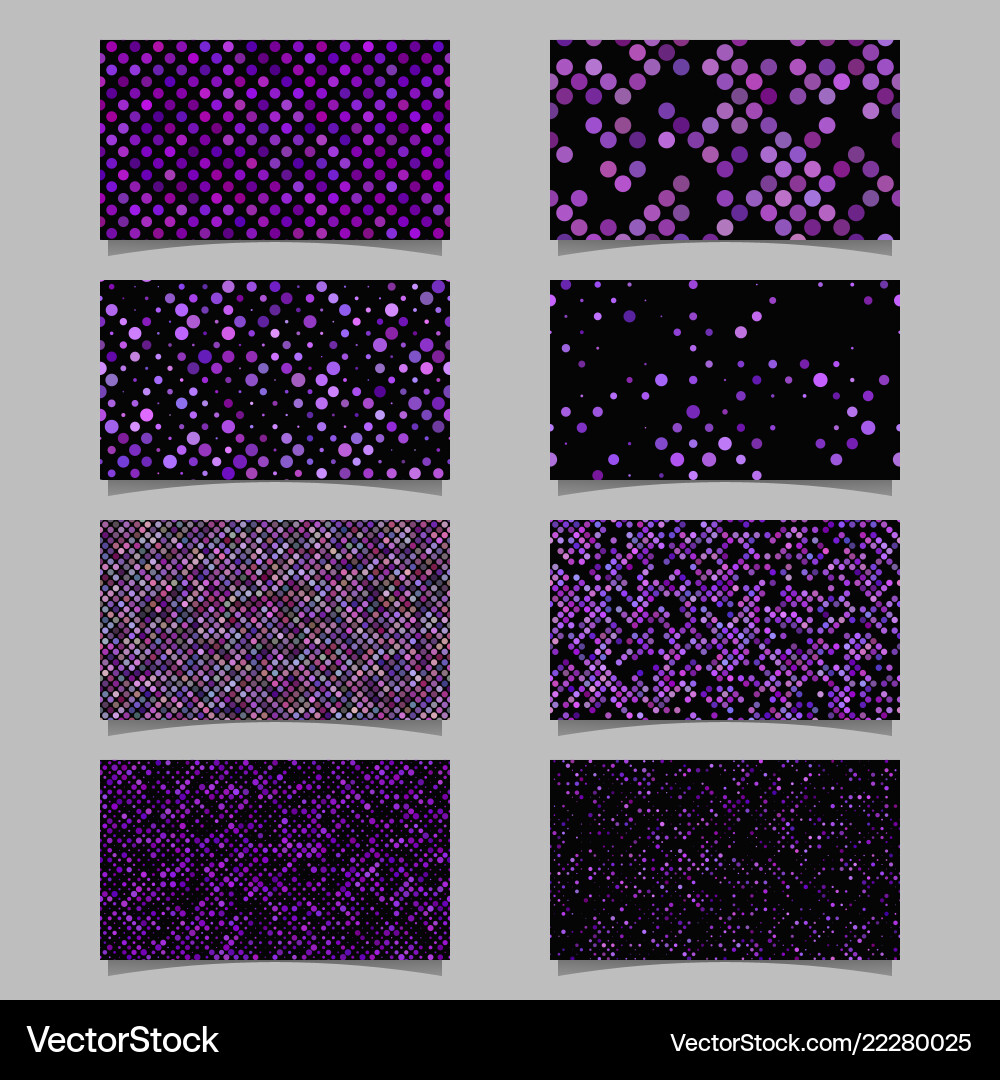 Abstract circle pattern mosaic card background vector image