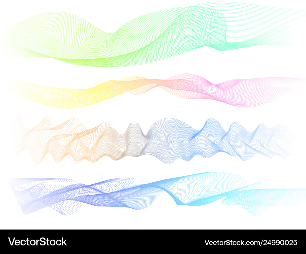 Abstract colorful wave element for design Abstract colorful wave element for design vector image