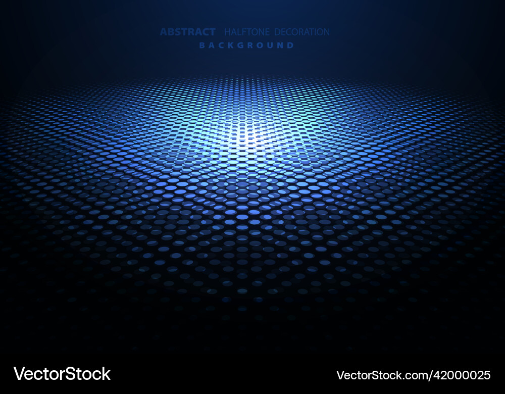Abstract Tech Halftone Background vector image