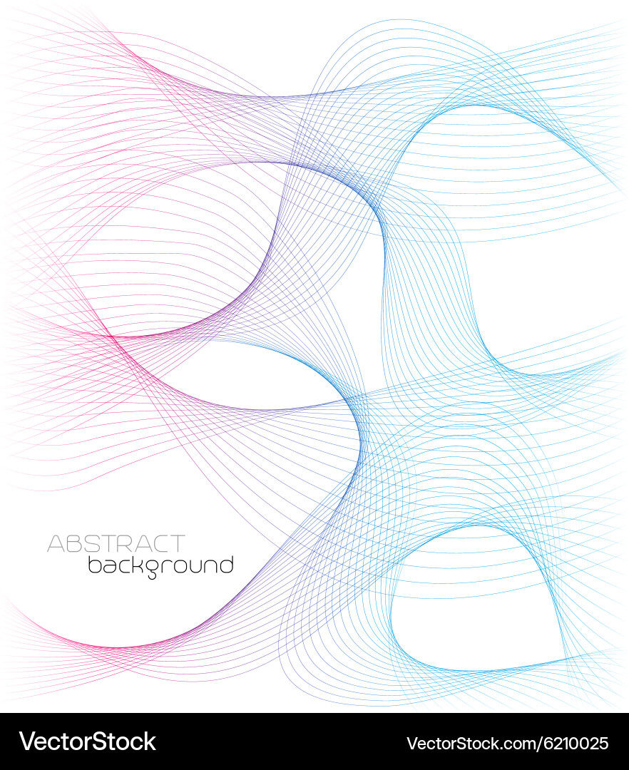 Abstract template background with wave vector image