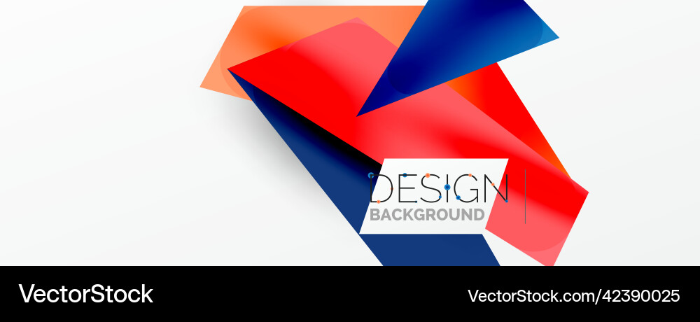 Background abstract overlapping shapes minimal vector image