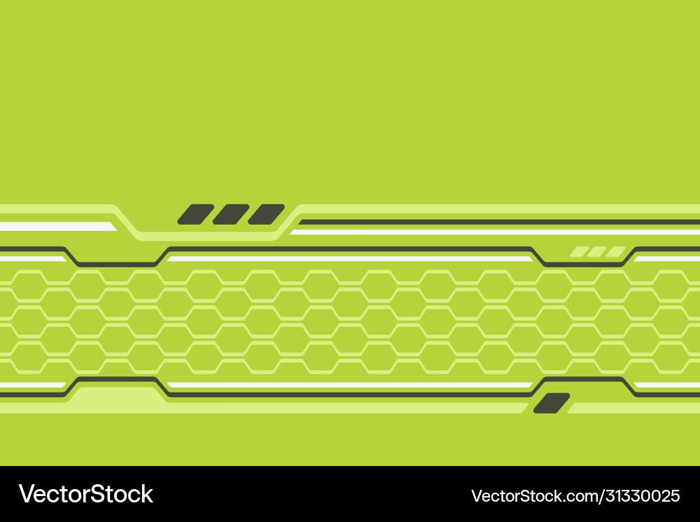 Digital Hexagon Pattern vector image