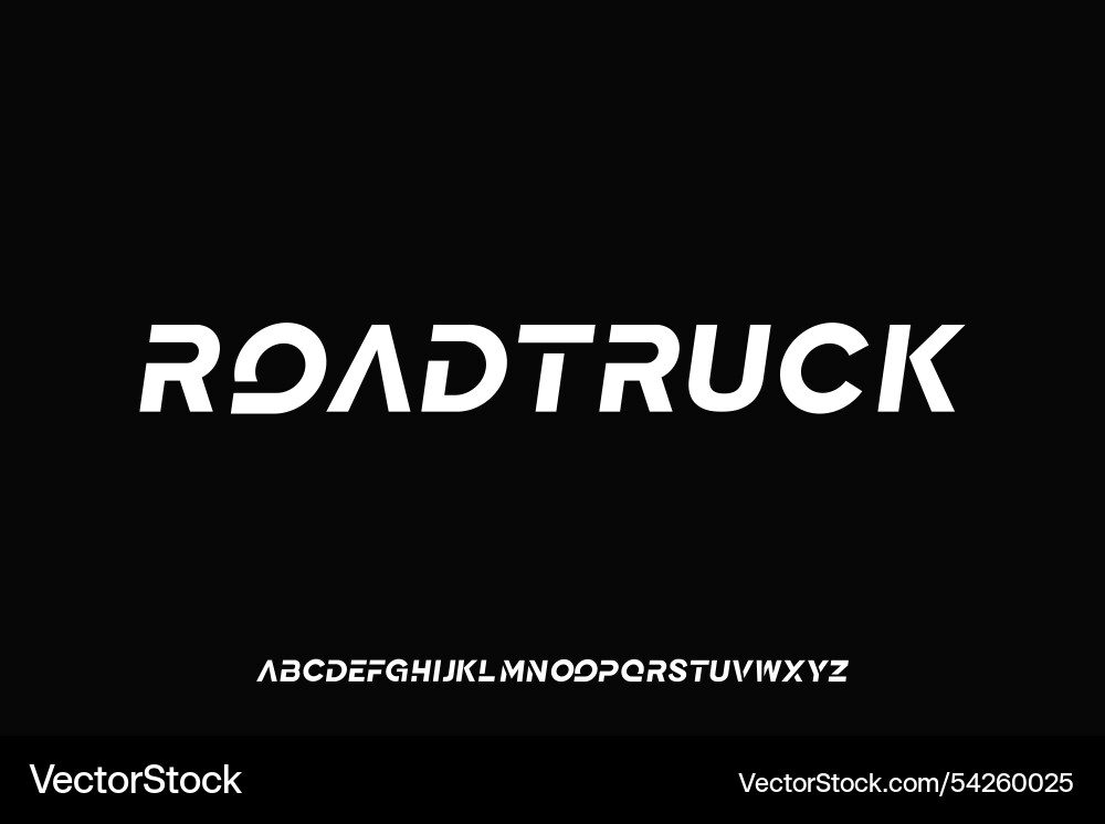 Display alphabet font design suitable Vector Image