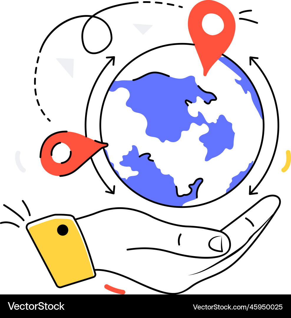 Geolocation Royalty Free Vector Image - VectorStock