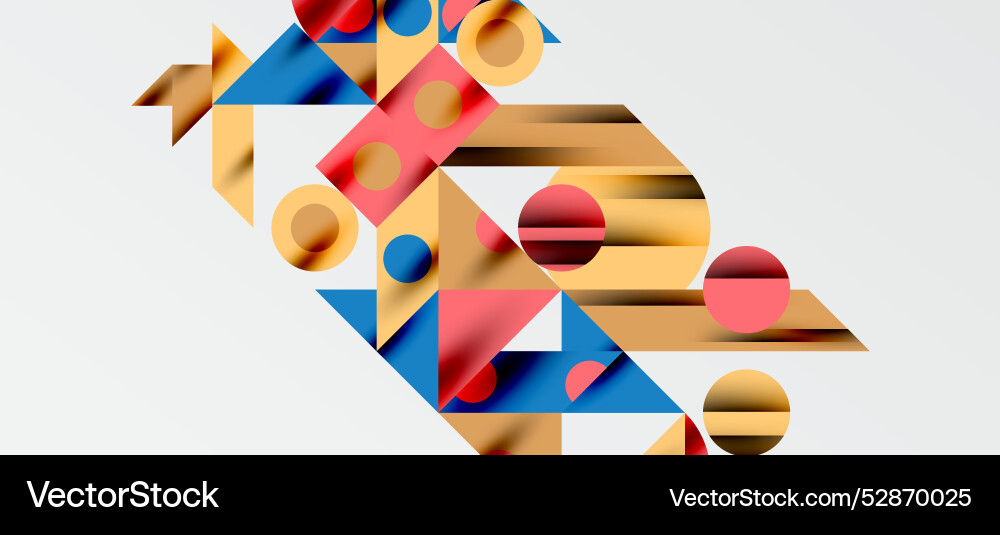 Geometric neo patterns abstract background Vector Image