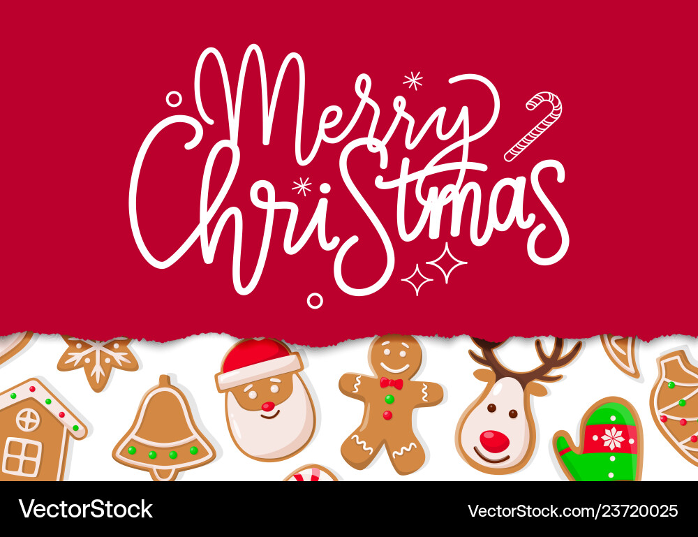 Merry christmas celebration of winter holiday Merry christmas celebration of winter holiday vector image