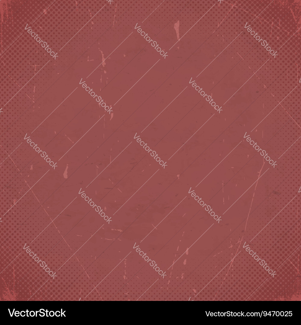 Old marsala scratched card with halftone gradient vector image