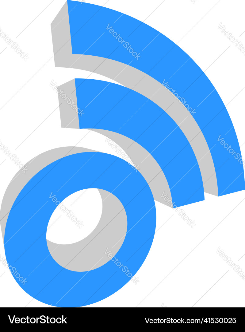 Wireless cordless signal internet wifi shape icon Wireless cordless signal internet wifi shape icon vector image