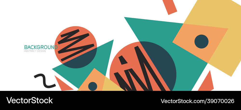 Abstract background blocks lines triangles Abstract background blocks lines triangles vector image