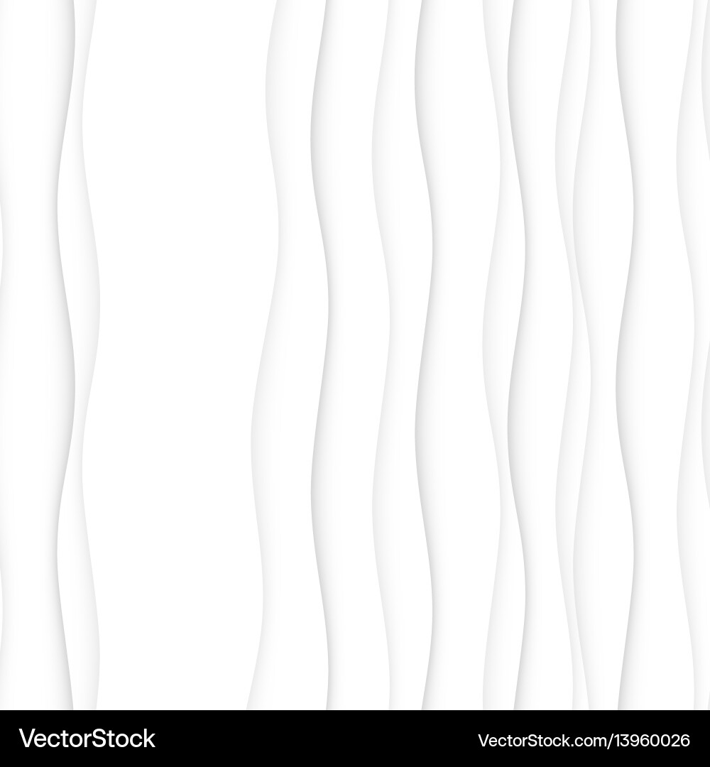 Abstract pattern seamless white texture wave Vector Image