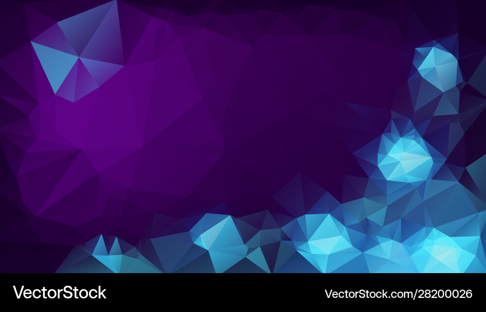 Abstract polygon pattern modern low poly triangle Vector Image