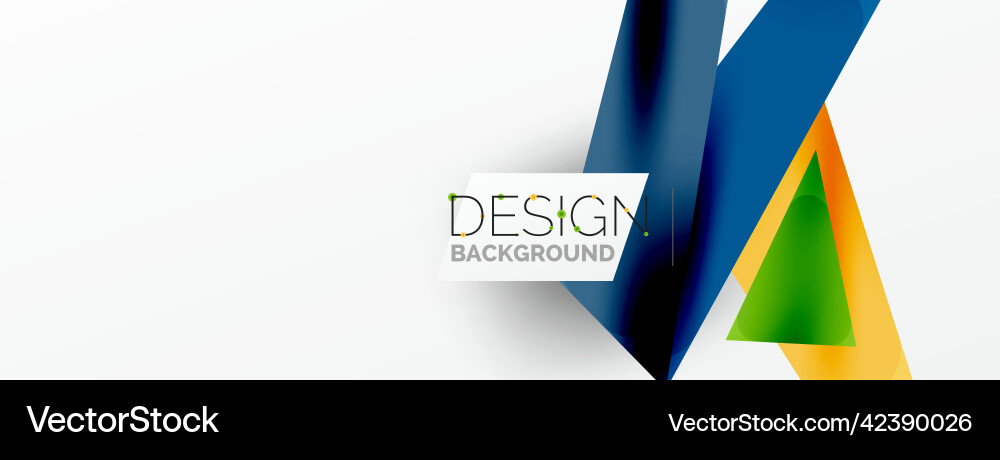 Background abstract overlapping shapes minimal Vector Image