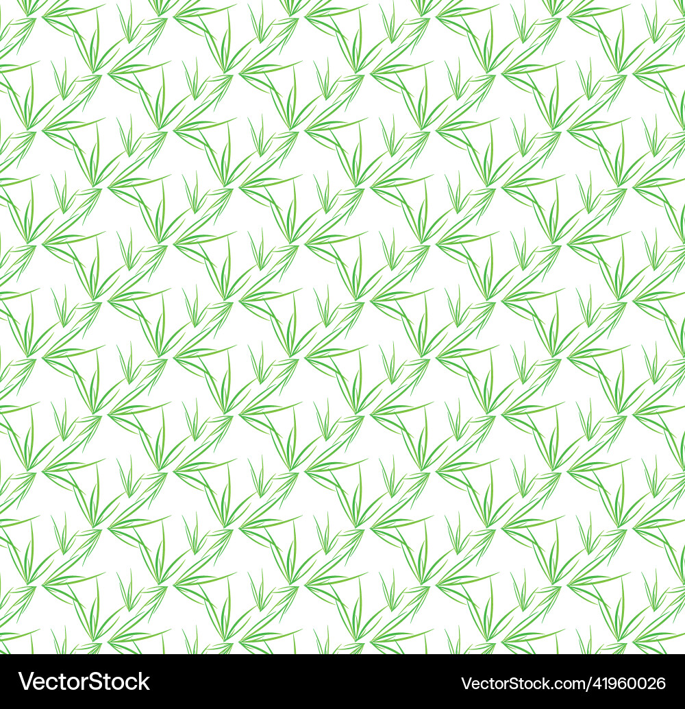 Grass seamless repeting pattern Vector Image