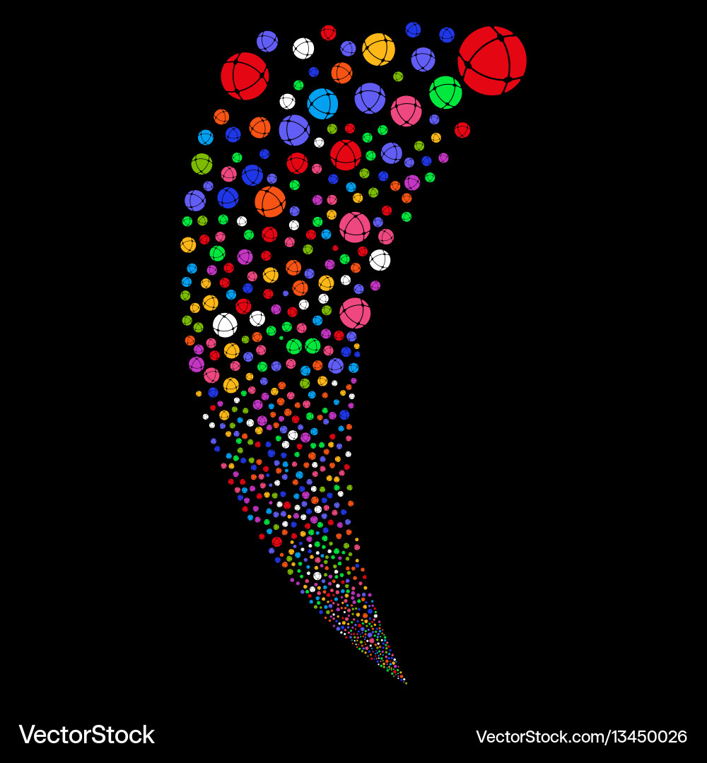 Internet random stream Internet random stream vector image