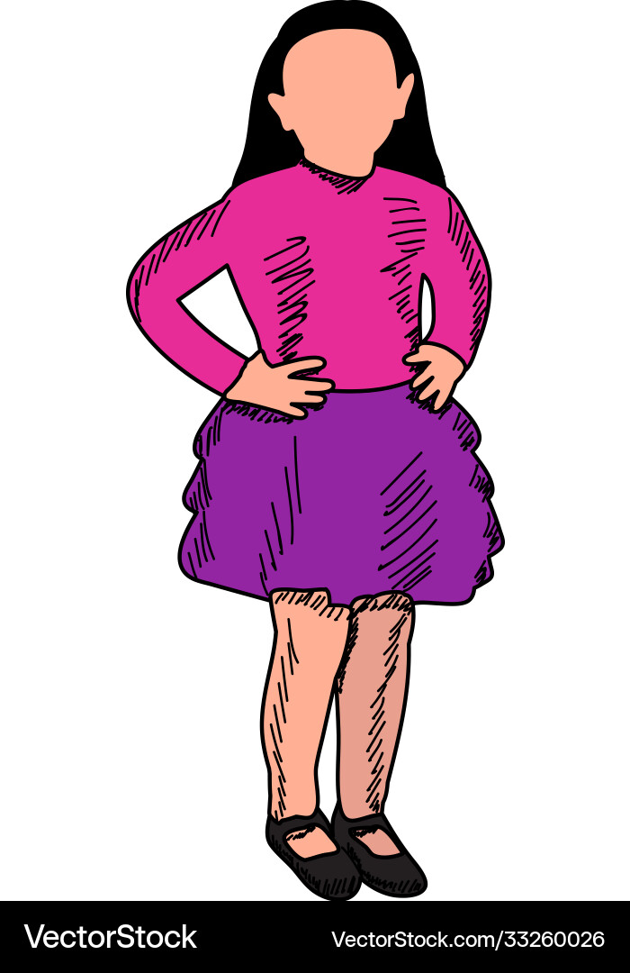 White background multicolored sketch with lines Vector Image
