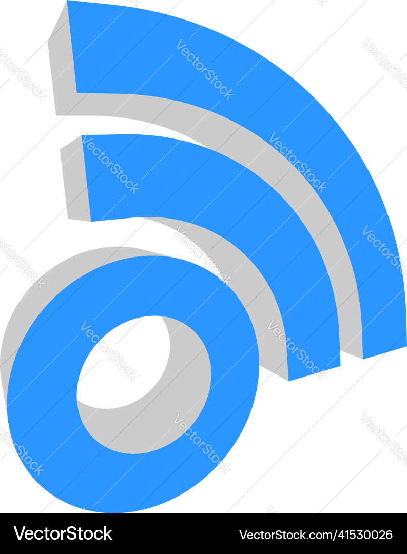 Wireless cordless signal internet wifi shape icon Wireless cordless signal internet wifi shape icon vector image