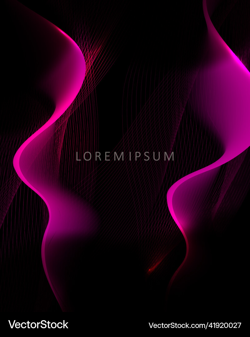 Curly abstract pattern and fine mesh texture vector image