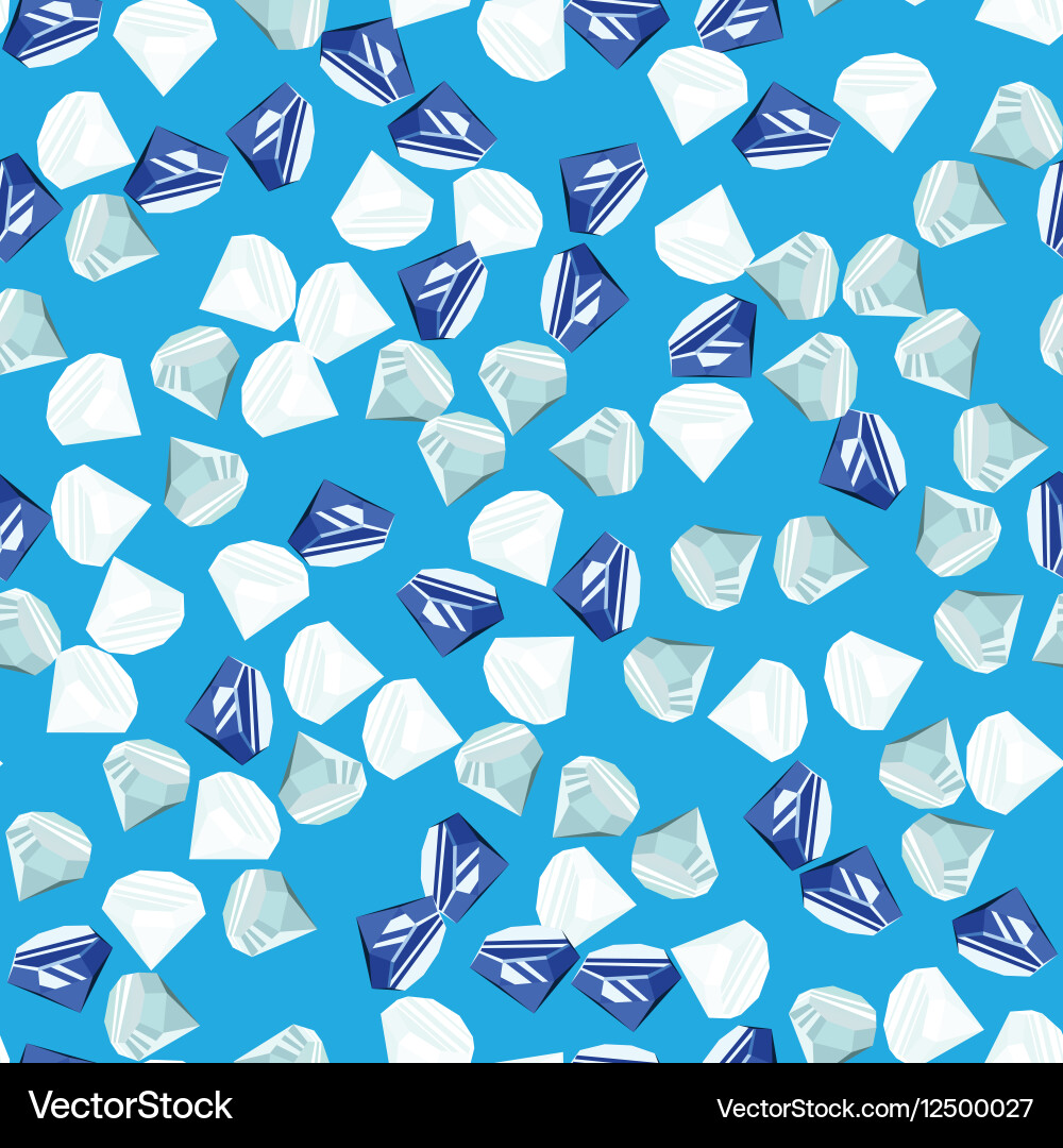 Diamonds seamless pattern Royalty Free Vector Image