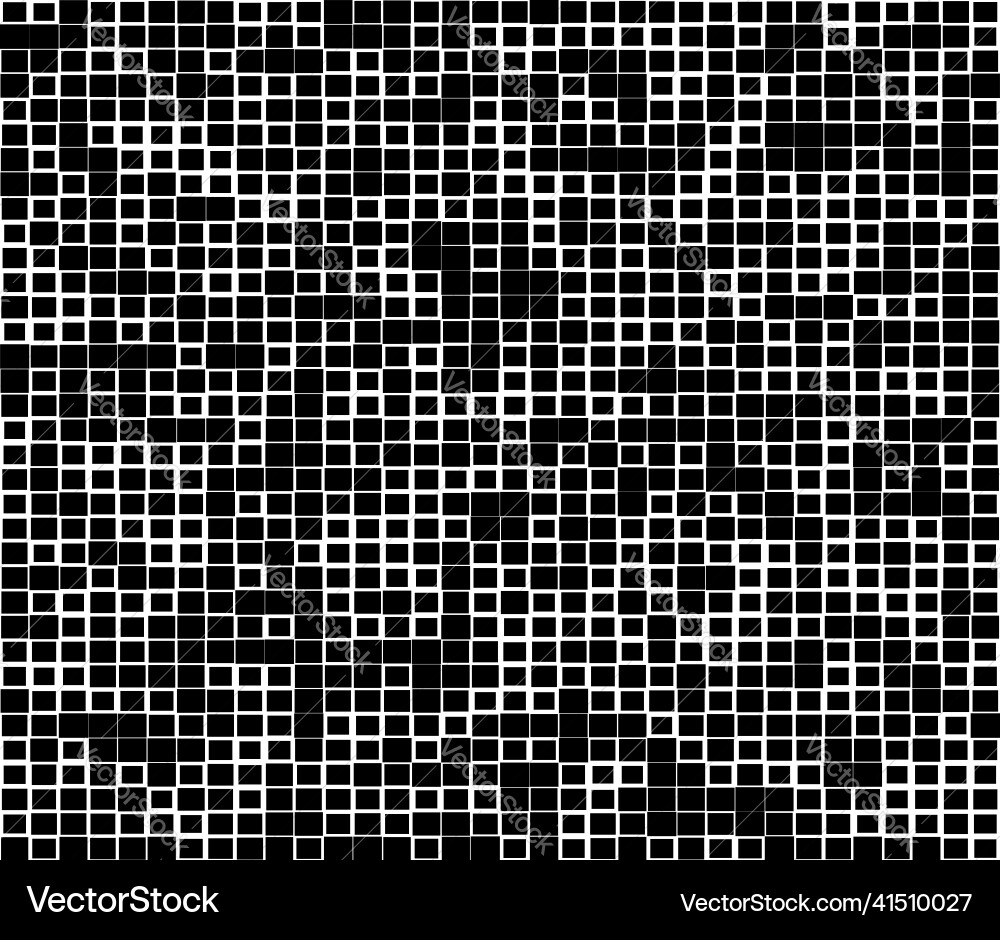 Random mosaic square tiles seamless repeatable Random mosaic square tiles seamless repeatable vector image