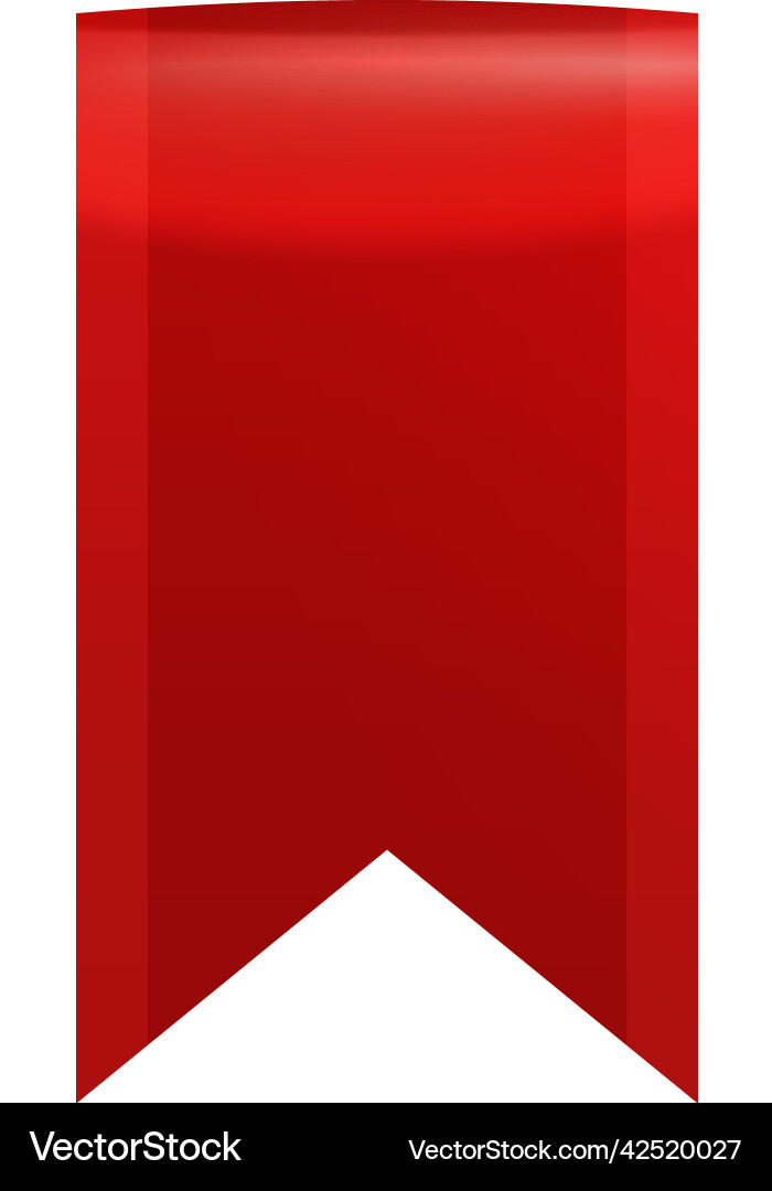 Red ribbon flag composition Red ribbon flag composition vector image