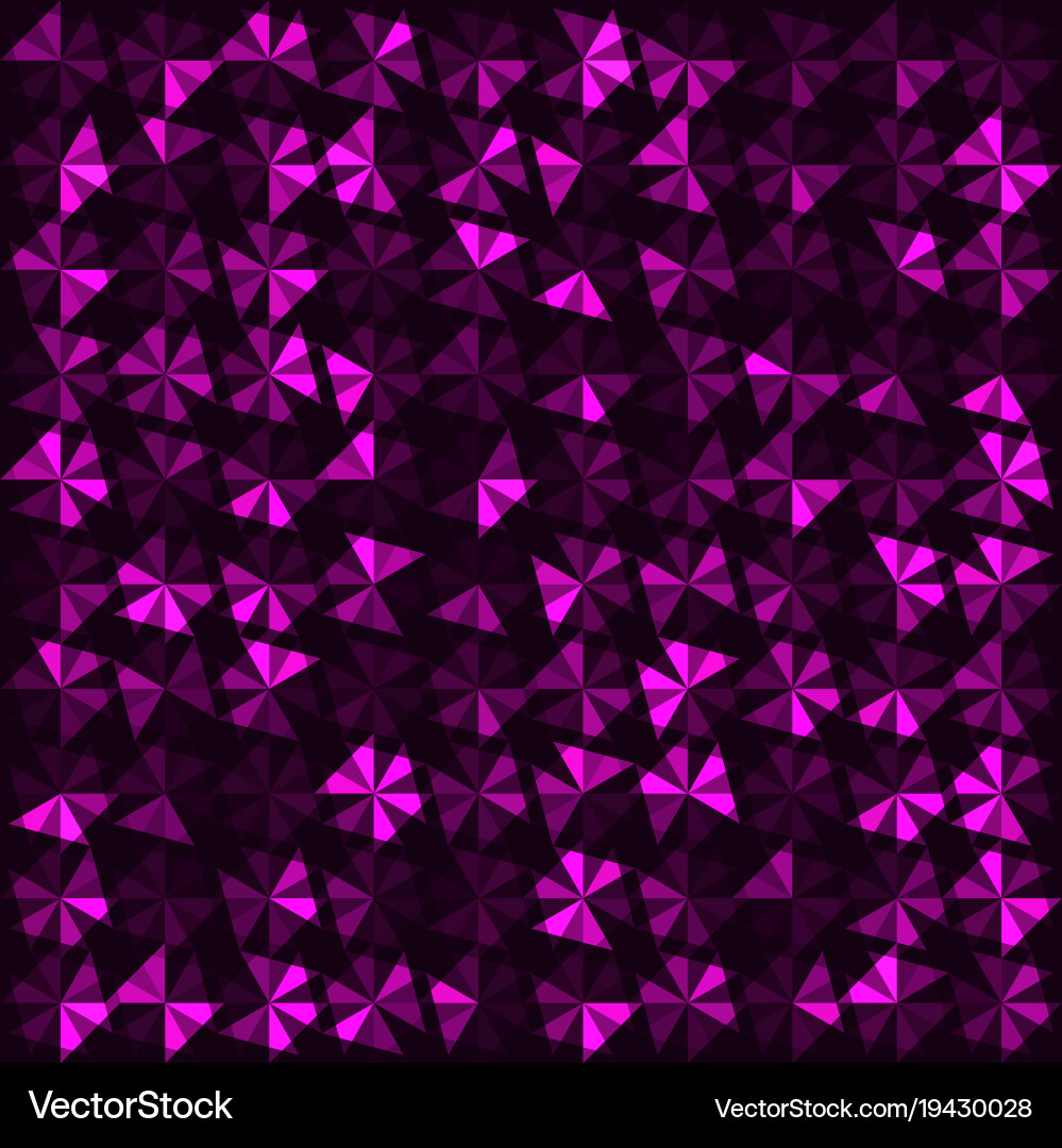 Abstract background of triangles vector image