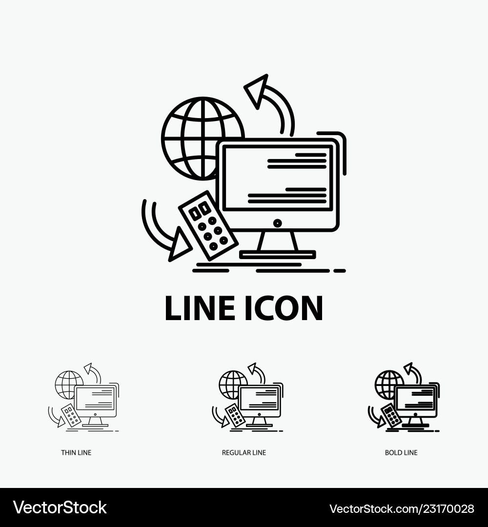 Access Control Security Monitoring Icon vector image