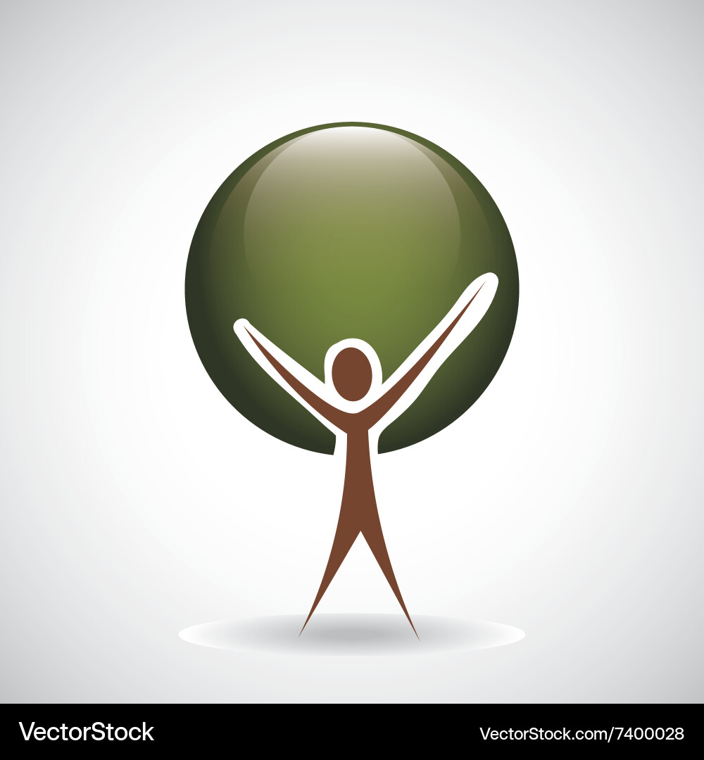 Conceptual tree design vector image