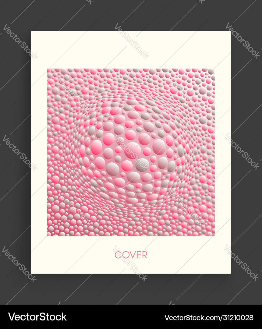Convex Sphere Background vector image