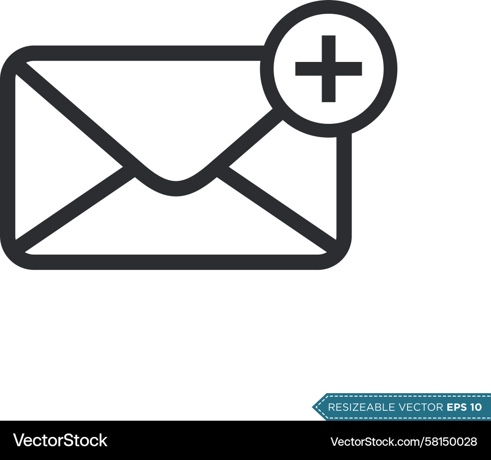 Email Envelope Icons - Inbox Outbox Forward Vector Image