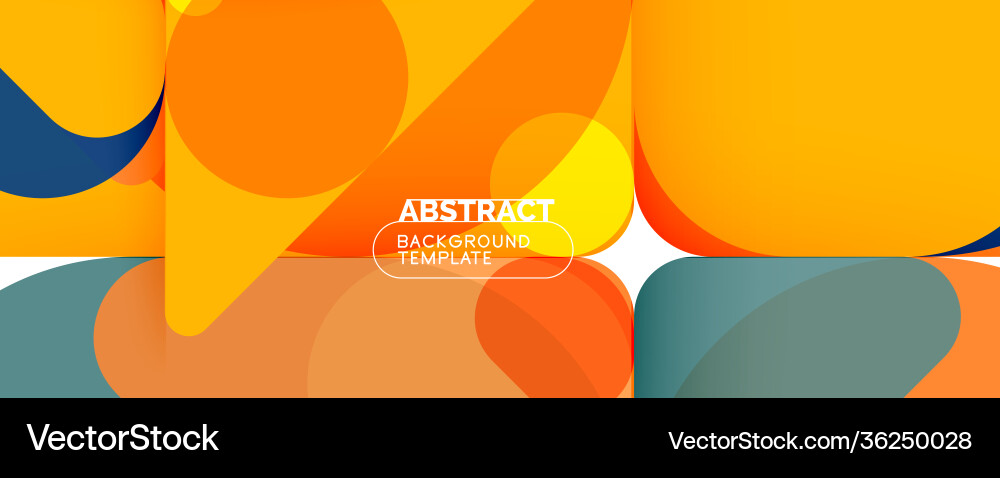 Modern geometric round shapes and dynamic lines Modern geometric round shapes and dynamic lines vector image