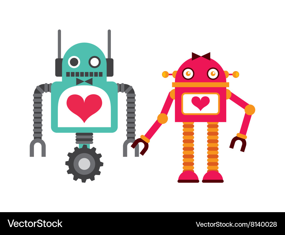 Robot concept design Vector Image