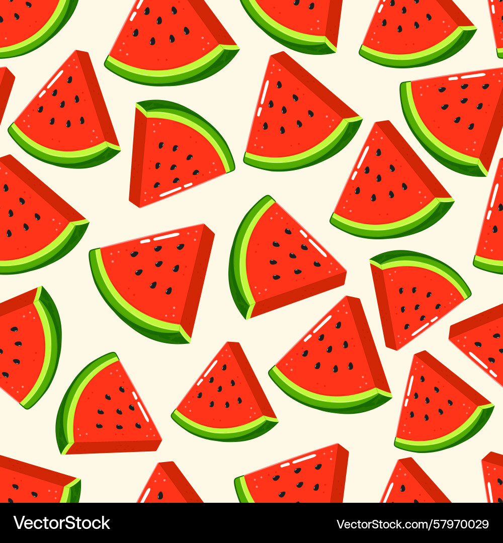 A colorful and appetizing seamless pattern Vector Image