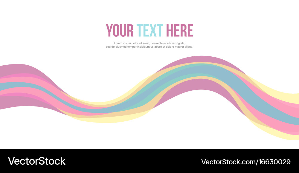Abstract header website colorful design vector image