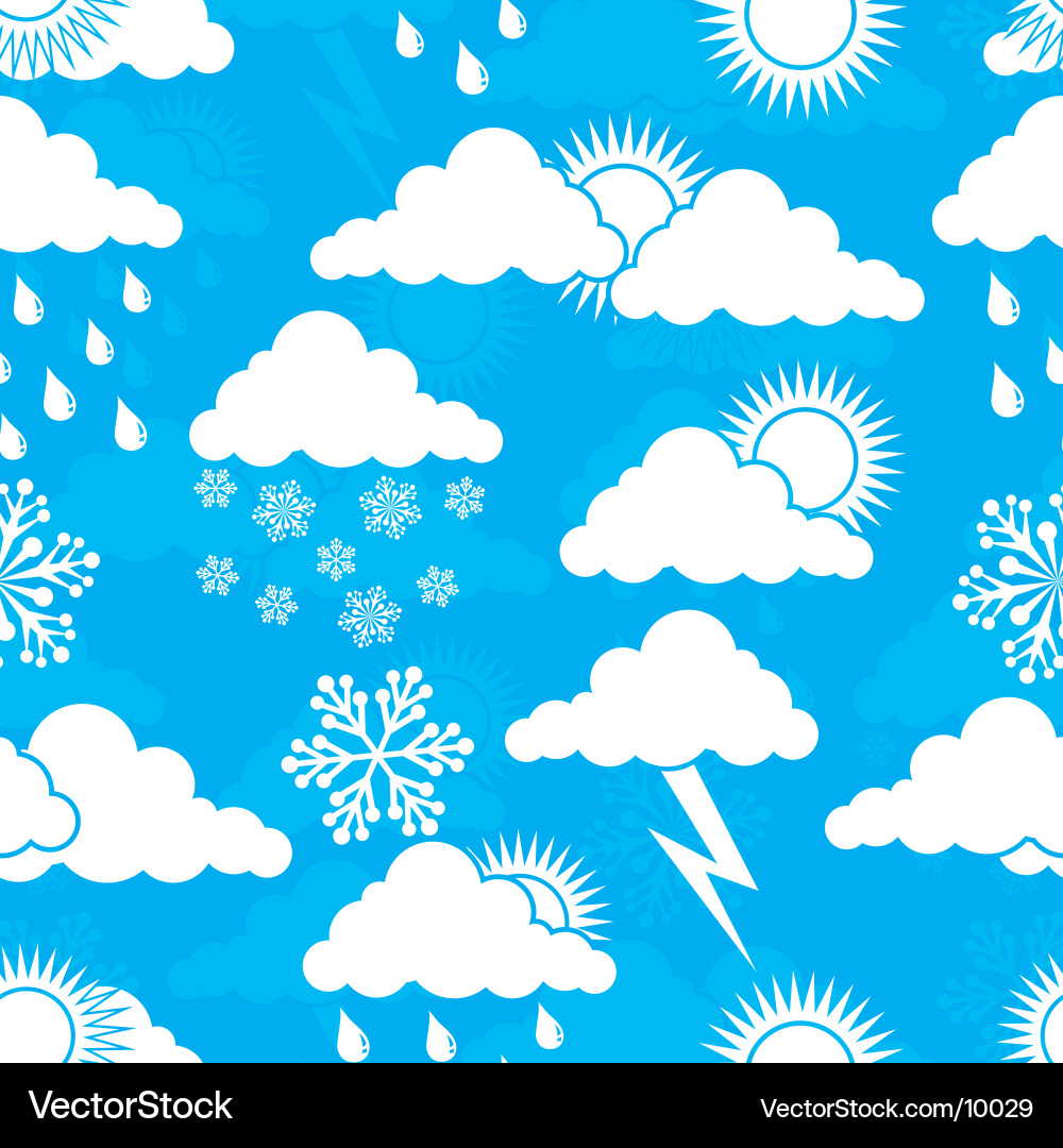 Cloudy Sky Image Vector Image