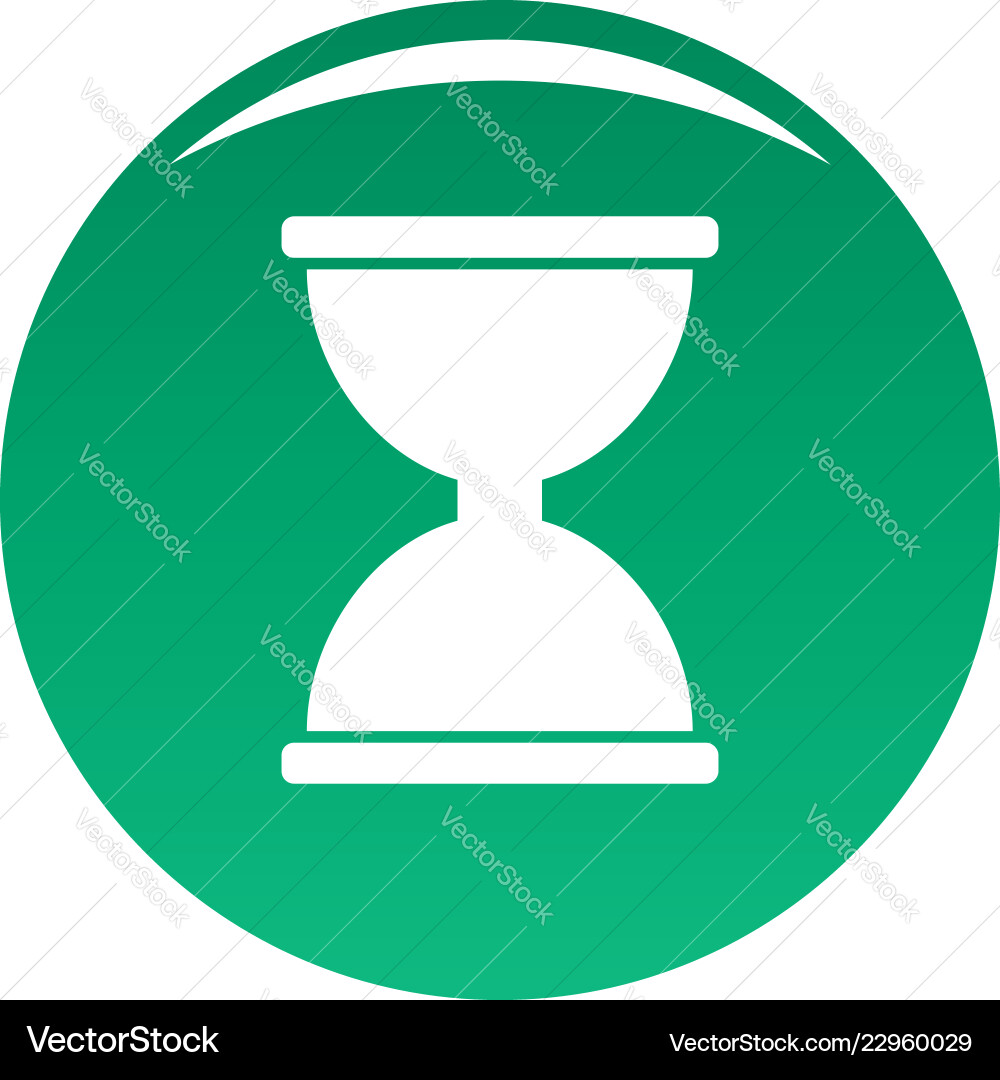 Cursor click loading icon green Cursor click loading icon green vector image