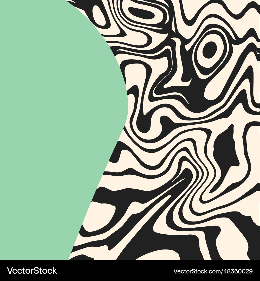 Groovy trippy background with copy space rippled Groovy trippy background with copy space rippled vector image