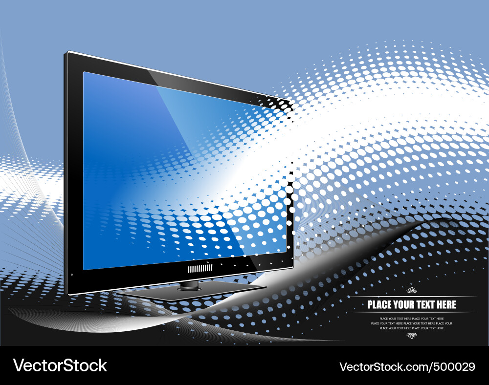Halftone Screen Pattern vector image