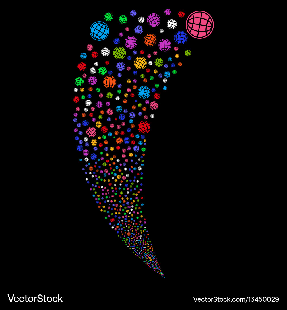 Internet random stream Internet random stream Vector Image