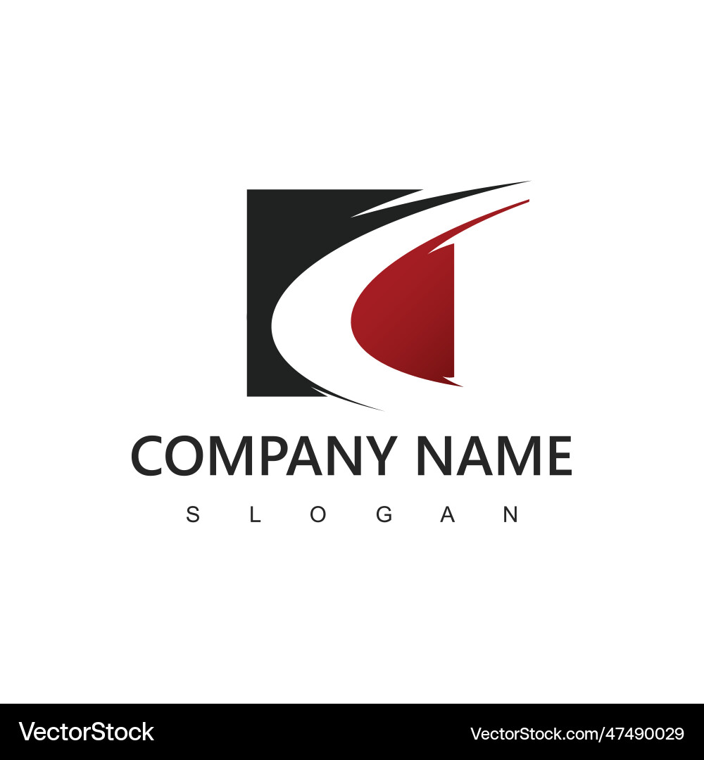 Road logo path asphalt street highway icon Vector Image