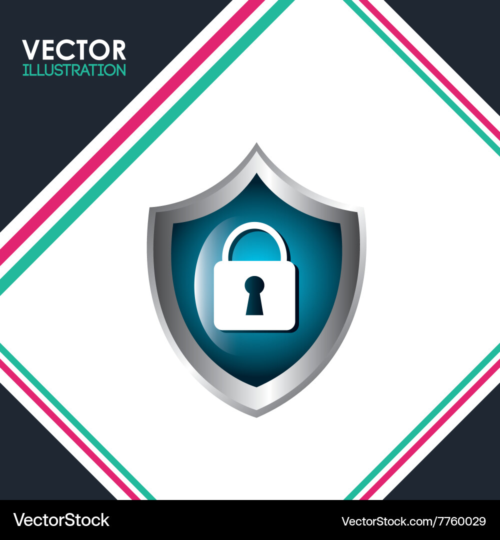 Security system design Vector Image