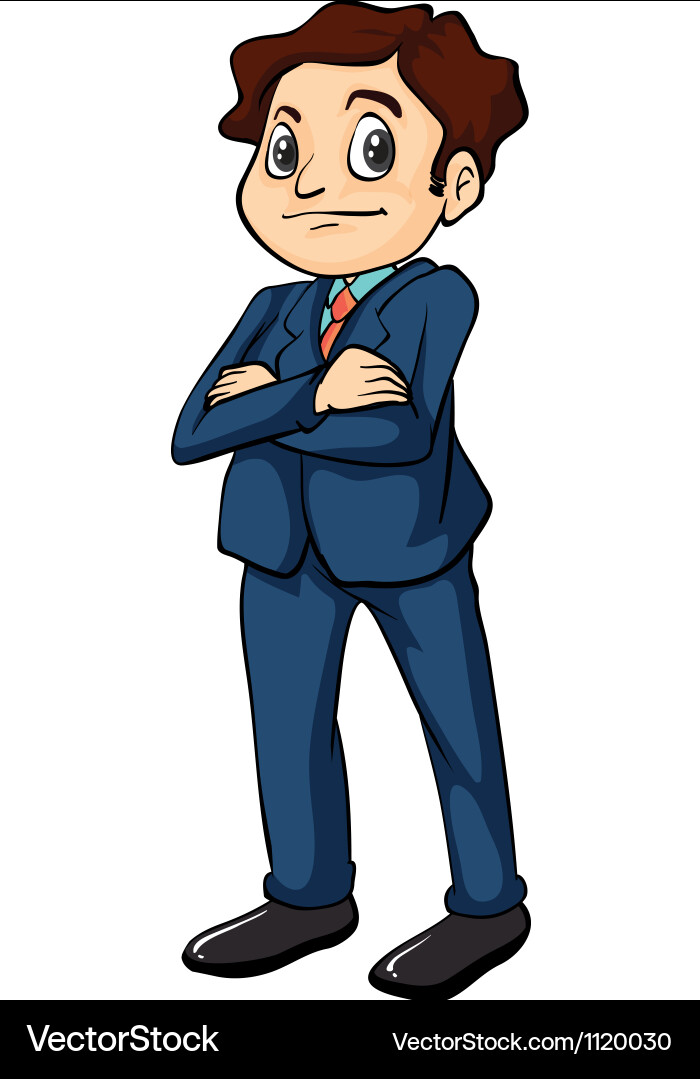 A smiling man Royalty Free Vector Image - VectorStock