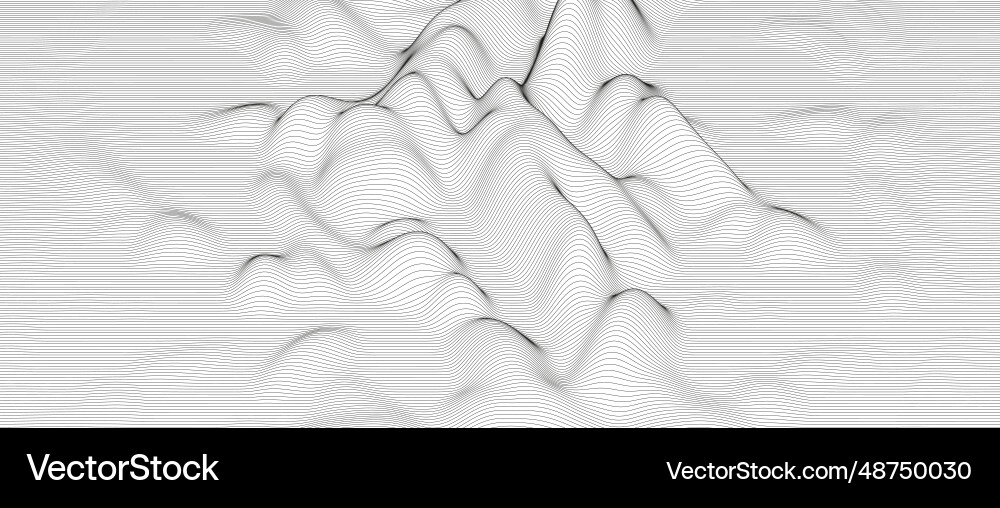 Abstract background with distorted line shapes Abstract background with distorted line shapes vector image