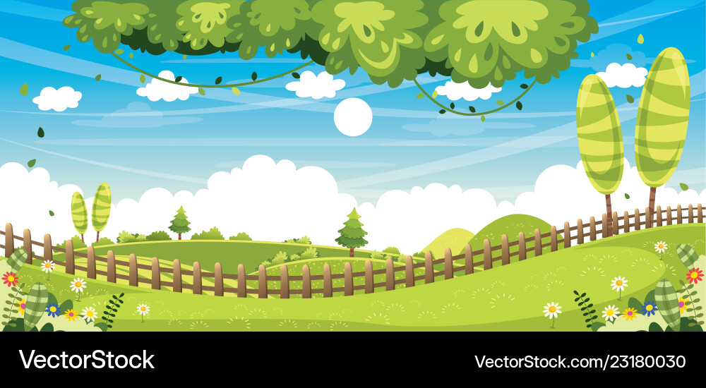Nature background Royalty Free Vector Image - VectorStock