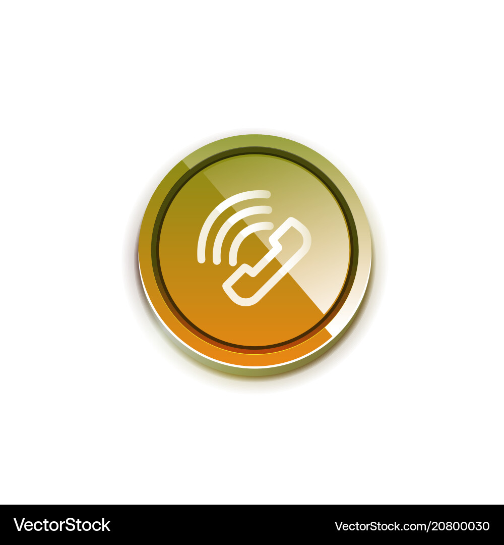 Phone support web button Phone support web button vector image
