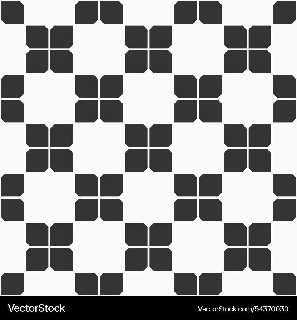 Seamless checkered pattern with square tiles Seamless checkered pattern with square tiles vector image