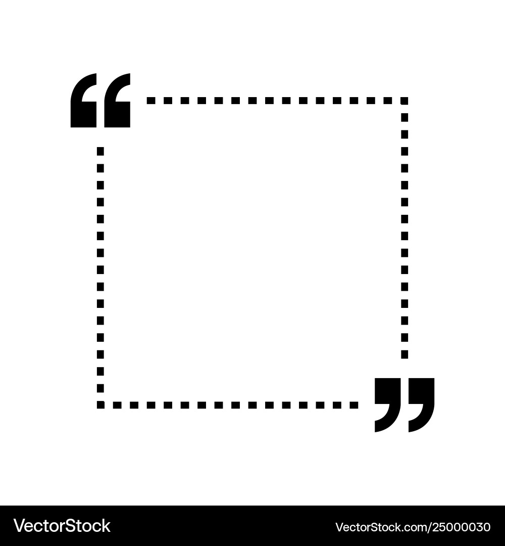 Speech Mark Icon - Quotation Marks Vector Image