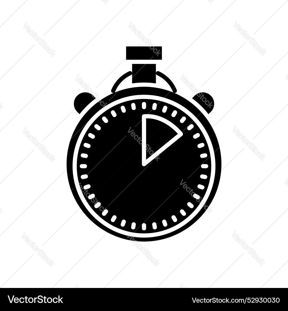 Stopwatch icon set watch clock timer chronometer Vector Image
