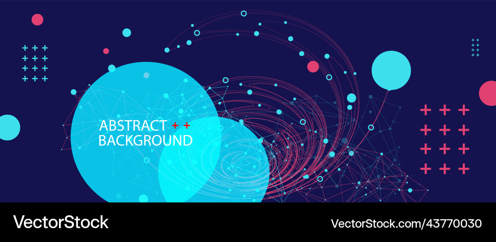 Template for science and technology presentation Template for science and technology presentation vector image