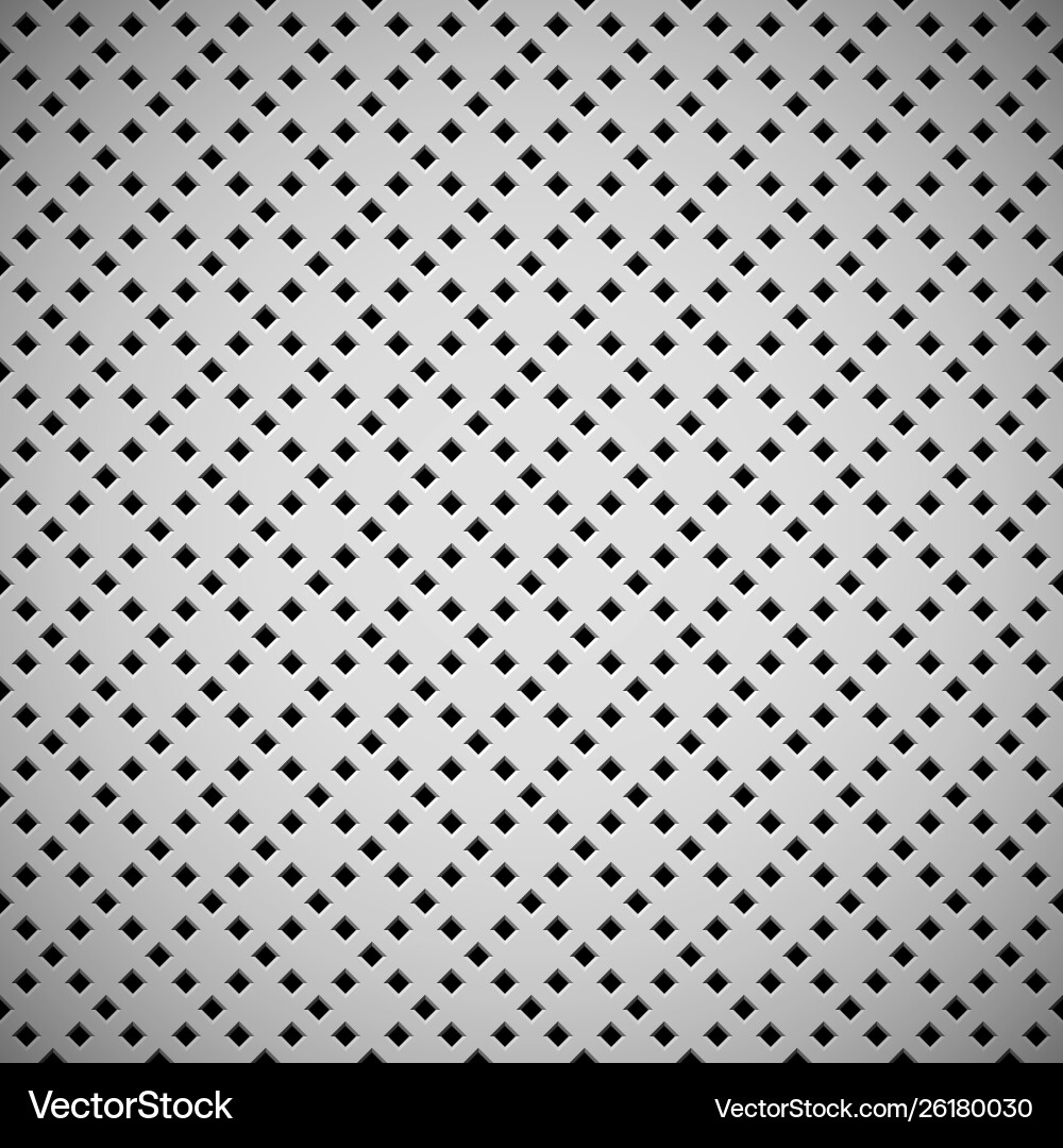 White background with perforated pattern vector image
